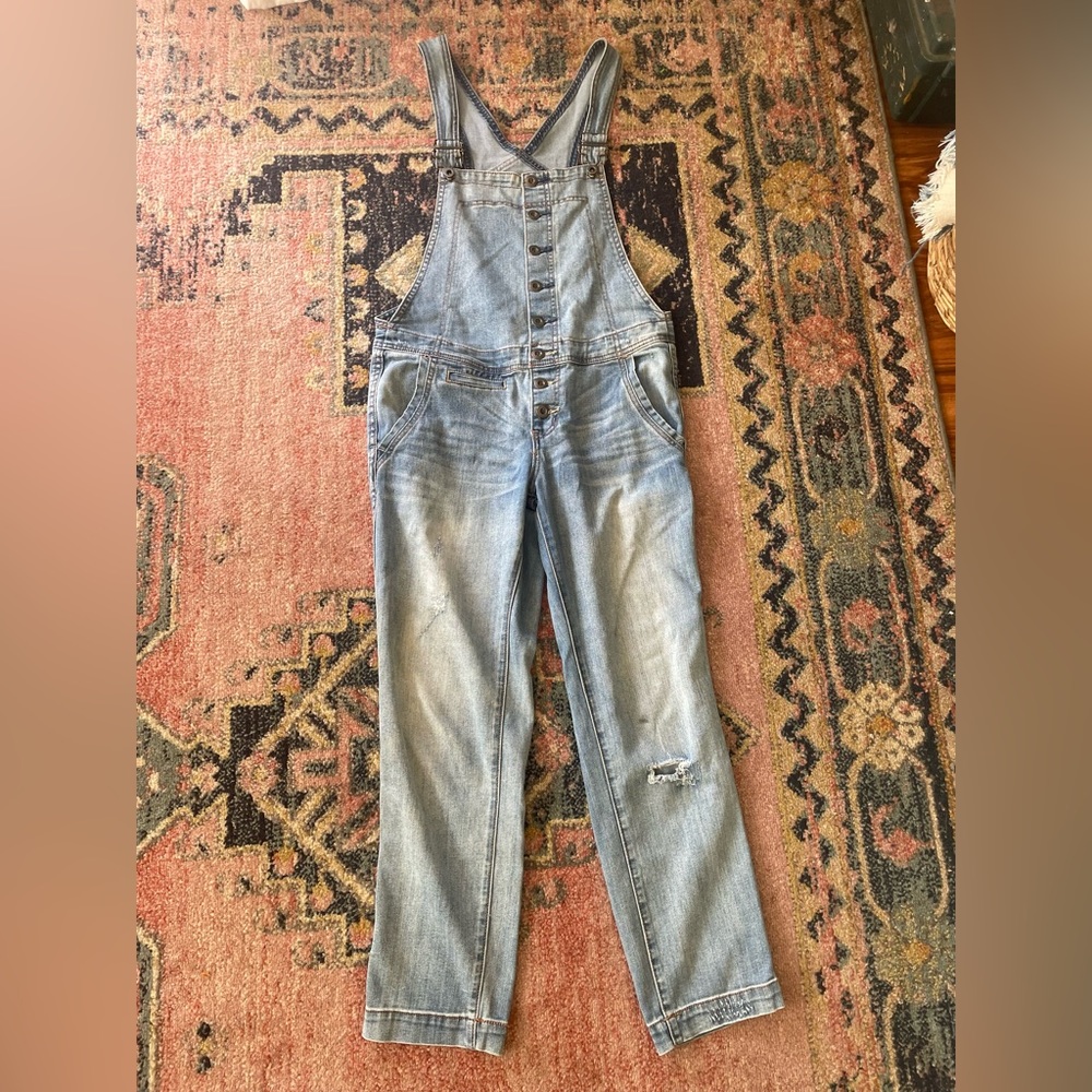 Free People Jean Overalls